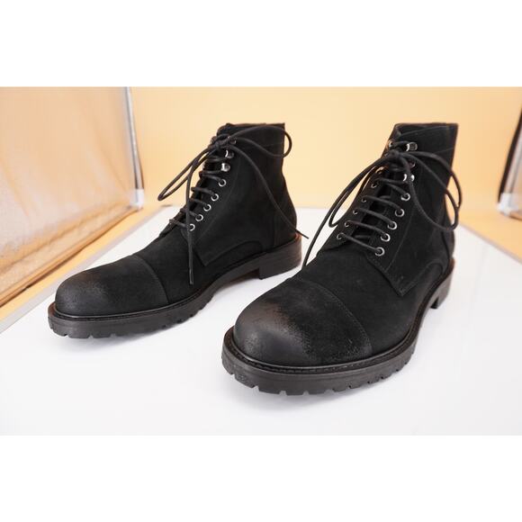 To Boot New York Romero Black Suede Ankle Boots SIze 8 Mens $495 main image 5